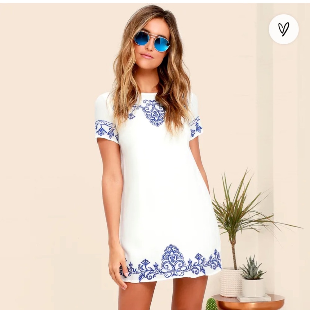 White Lulus Dress